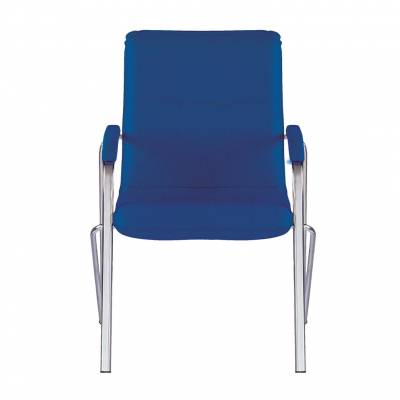 Scaun vizitator MULLER Soft, Albastru stofa zesta [1]