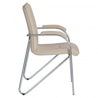 Scaun vizitator MULLER Soft, Crem piele ecologica [2]