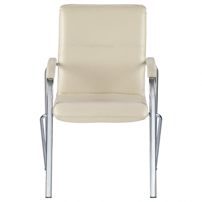 Scaun vizitator MULLER Soft, Crem piele ecologica [1]