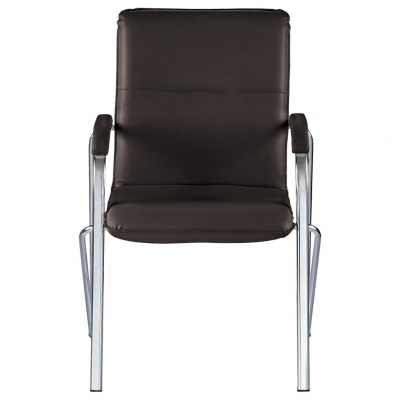 Scaun vizitator MULLER Soft, Negru piele ecologica [1]