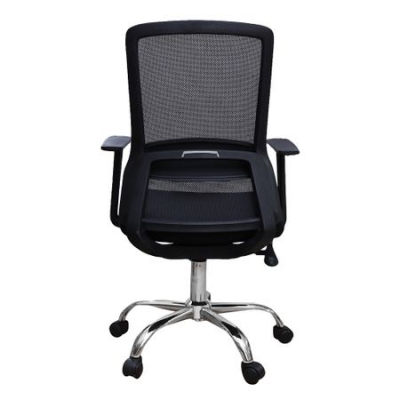 Scaun de birou ergonomic EASY, mesh, negru [3]