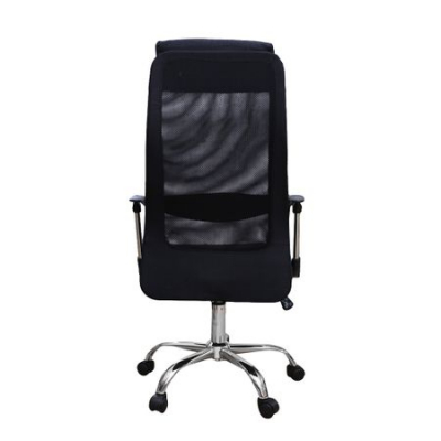 Scaun de birou ergonomic HERTZ, mesh/textil, negru [3]