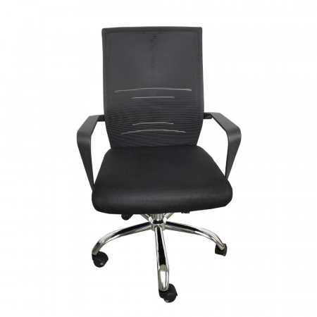 Scaun de birou ergonomic MAKI, Mesh, Negru [1]