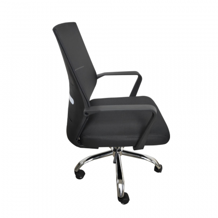 Scaun de birou ergonomic MAKI, Mesh, Negru [2]