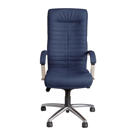 Scaun directorial SENNA, mecanism Multiblock piele ecologica, Albastru [1]