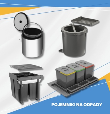Kosze na odpady kuchenne