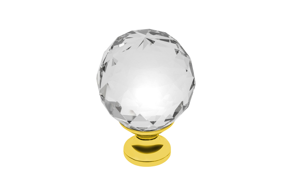 Buton mobila Crystal Palace D30 mm, auriu [1]