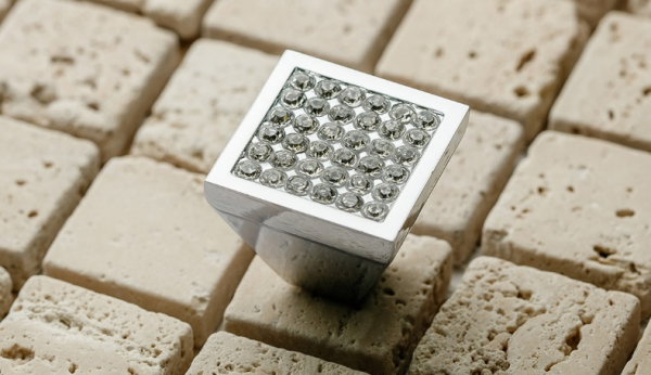 Buton mobila Glamour Crystal 30x28.5 mm [3]