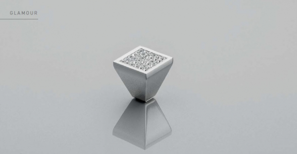 Buton mobila Glamour Crystal 30x28.5 mm [2]