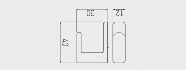 Buton mobila SENIOR, cromat [4]