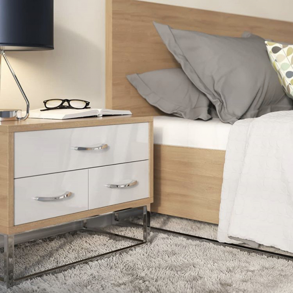 Maner mobila VARES 128 mm, cromat [2]