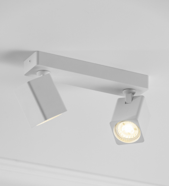 Spot aplicat dublu Reno, Alb [3]