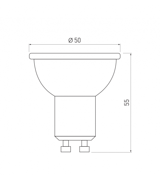 Bec LED GU10, putere 10W, lumina neutra 4000K [2]