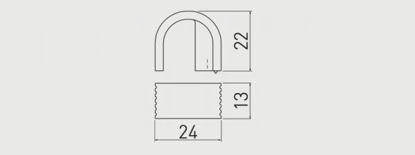 Buton mobila VETA 24x22 mm, cromat [3]