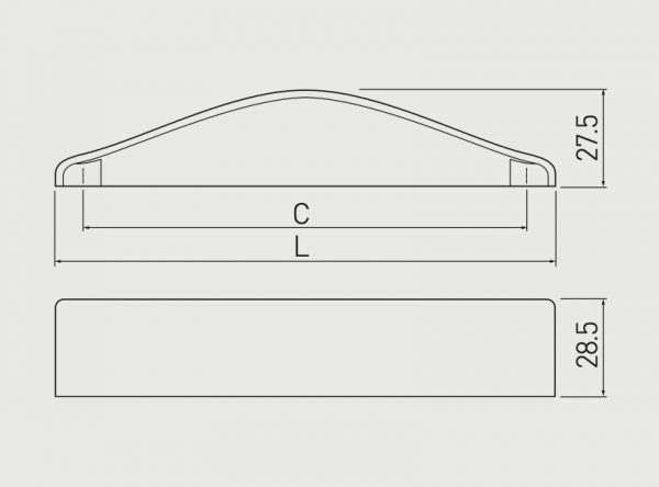 Maner mobila AGIOS 128 mm, cromat [4]