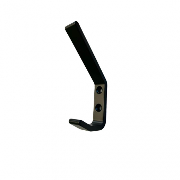 Agatatoare cuier 103 100x52 mm, doua agatatori, negru mat [2]