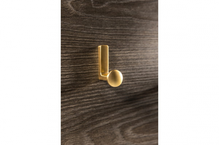 Agatatoare cuier ARCO 62x46 mm, gold [3]