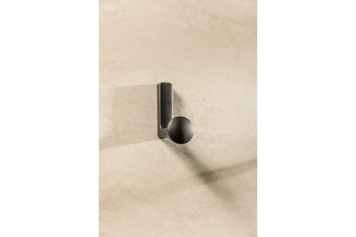 Agatatoare cuier ARCO 62x46 mm, negru mat [3]