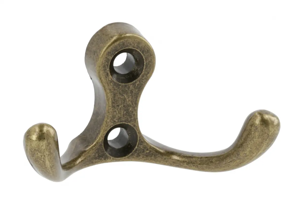 Wieszak K24 C0, 56x30 mm, antyczny mosiądz [1]