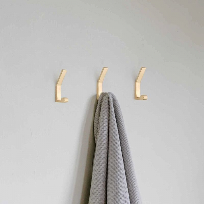Agatatoare cuier LARGE 95x16 mm, brushed gold [3]