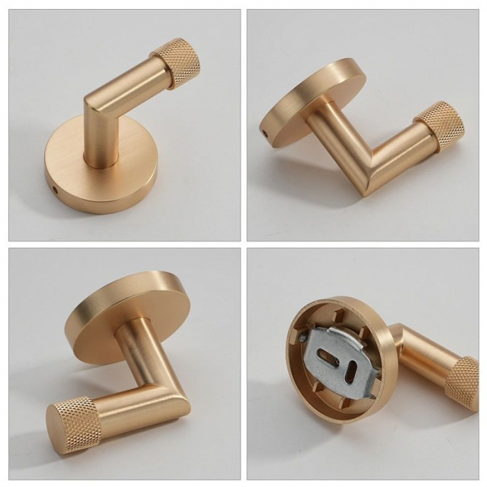 Agatatoare cuier METRO 69x49 mm, brushed gold [3]