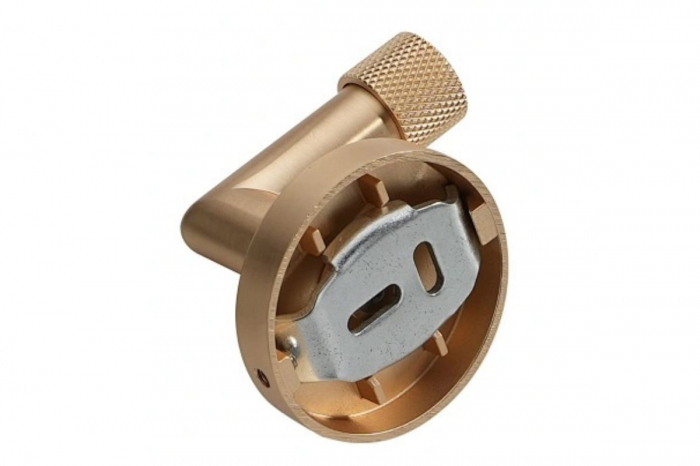 Agatatoare cuier METRO 69x49 mm, brushed gold [2]