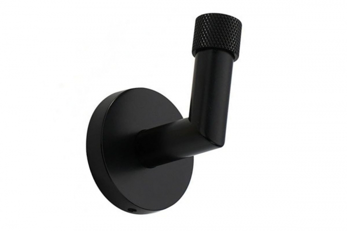 Agatatoare cuier METRO 69x49 mm, negru mat [1]