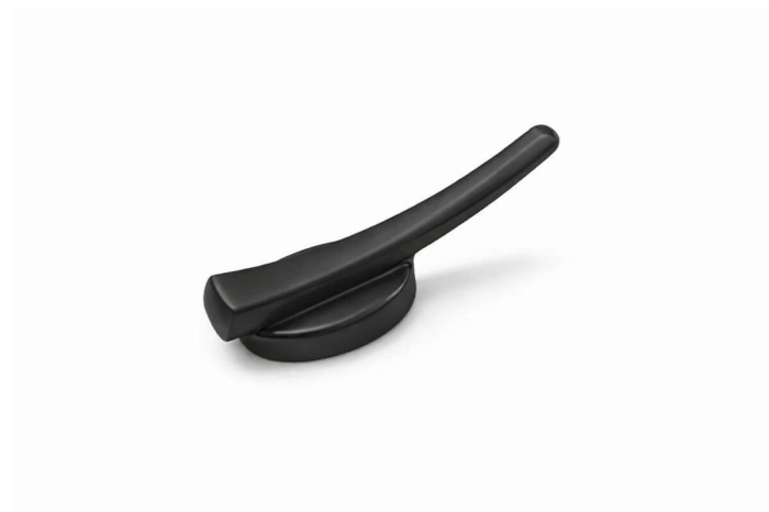 Agatatoare cuier SOLIS, 86x30 mm, negru mat [2]