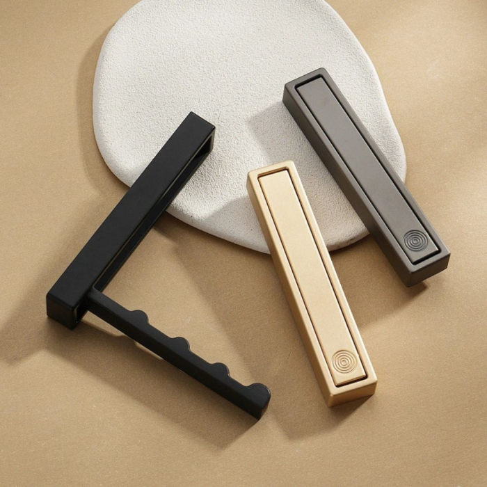 Agatatoare cuier VENETO 100x20 mm, brushed gold [3]
