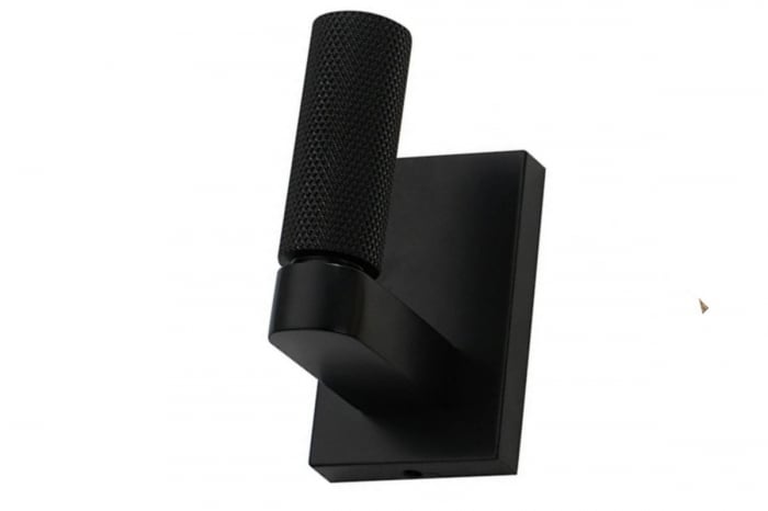 Agatatoare cuier VIENA 70x48 mm, negru mat [2]