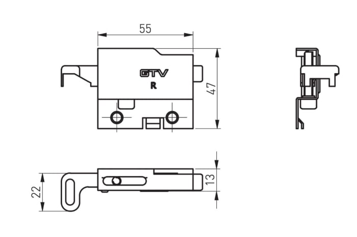 Agatatori corp suspendat FORZA, stanga/dreapta, max. 150 kg [2]