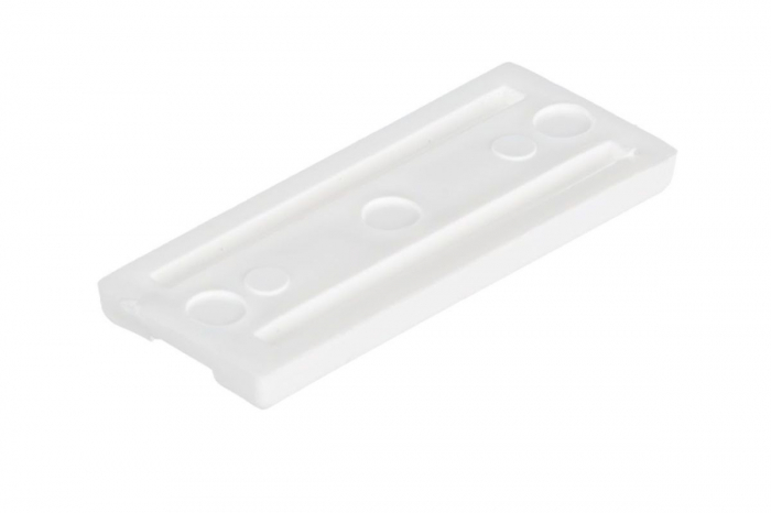 Alunecator mobila 38x16 mm, plastic, alb [1]