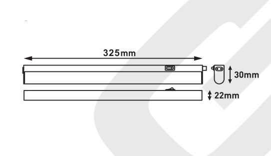 Aplica OPD LED 5W, 32 cm, lumina calda 3000K [4]