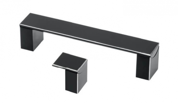 Buton mobila ARES 30x25 mm, negru mat [3]