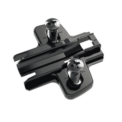 Balama aplicata cu amortizare Sensys pentru profil (rama) aluminiu, placuta de montaj inclusa, negru [2]