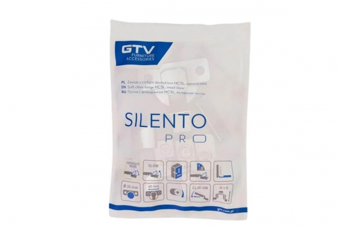 Balama aplicata Silento Pro, soft-close, placuta reglaj 3D [9]
