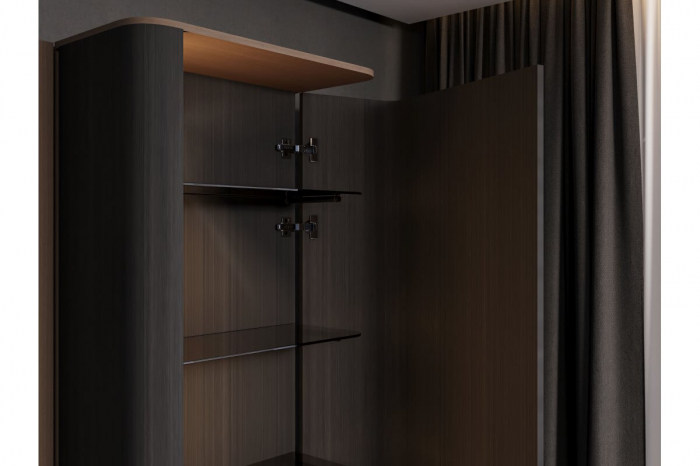 Balama aplicata Silento Pro, soft-close, reglaj 3D, neagra [4]