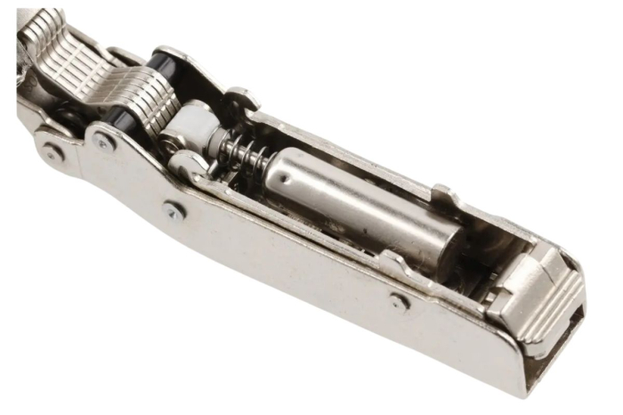 Balama semiaplicata Silento Pro pentru profil (rama) aluminiu, soft-close, neagra [5]