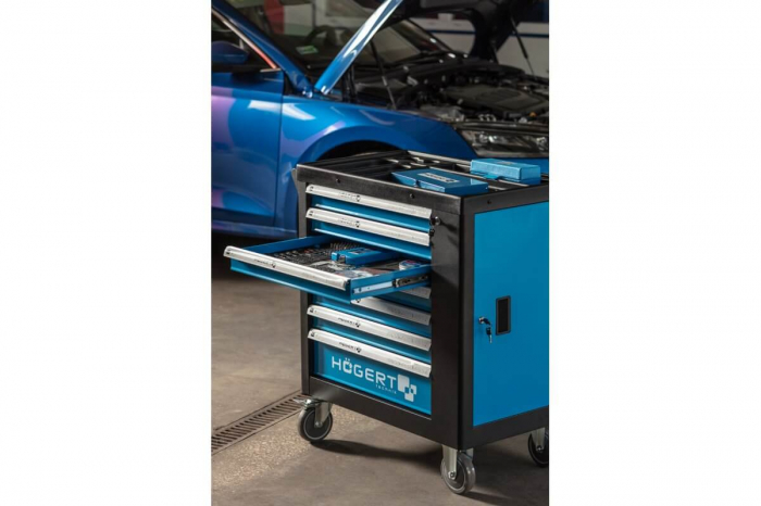 Banc de lucru cu 7 sertare, echipat cu 544 de piese [5]