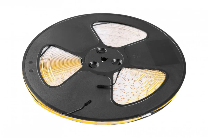Banda LED 8 mm COB 12V, 10W/m, 2700K, lumina calda, 50 m [1]