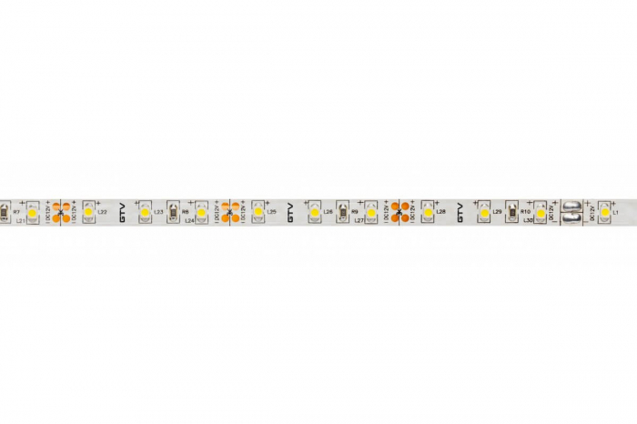 Banda led 8 mm FLASH 17W, 12V, IP20, 3200K, lumina calda, 2 ml [2]