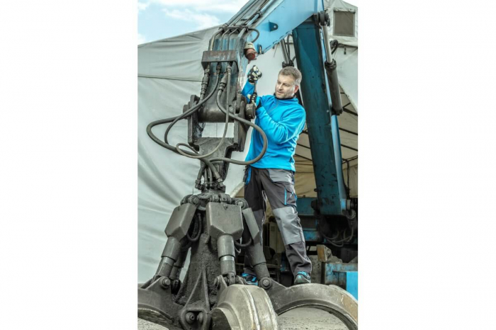 Bluza fleece EDER, albastra [3]