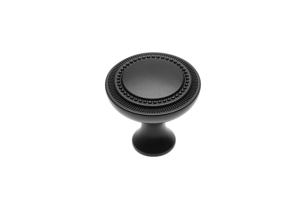 Buton mobila IMPERIA 31x31 mm, negru mat [2]
