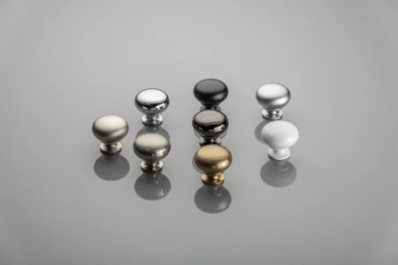 Buton mobila BERGAMO 32x30 mm, aluminiu [2]