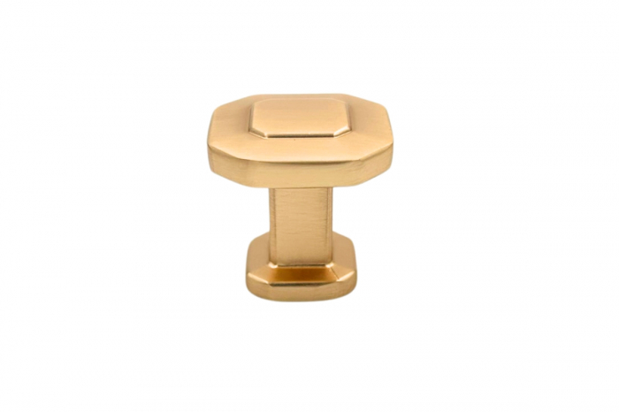 Buton mobila BERLIN 30x28 mm, brushed gold [3]