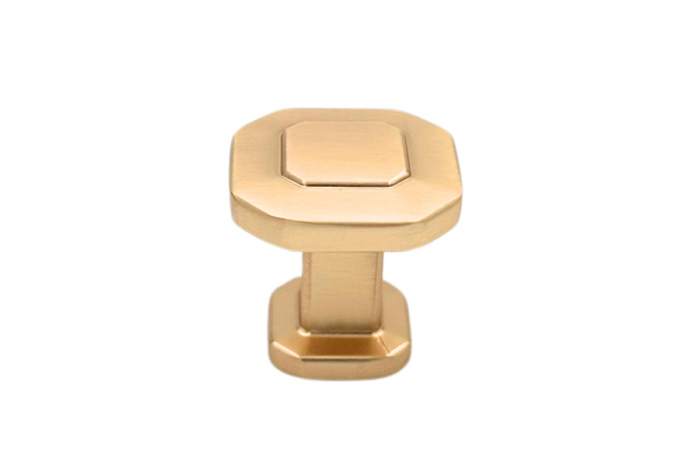 Buton mobila BERLIN 30x28 mm, brushed gold [2]