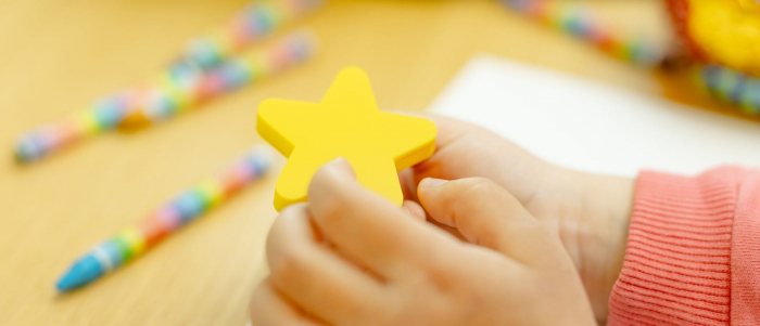 Buton mobila copii STAR 50x48 mm, galben [2]