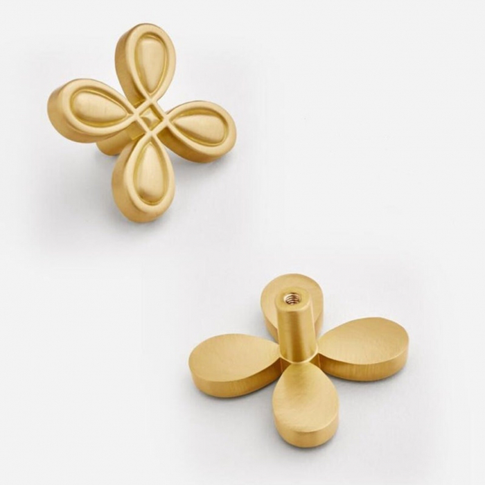 Buton mobila FLOWER 40x21 mm, alama [7]