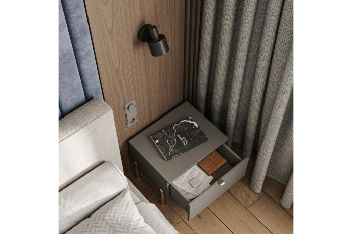 Maner mobila HEXA LONG 1200 mm, brushed gold [2]