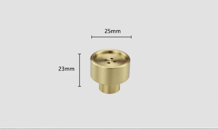 Buton mobila HK0017 25x23 mm, alama [9]